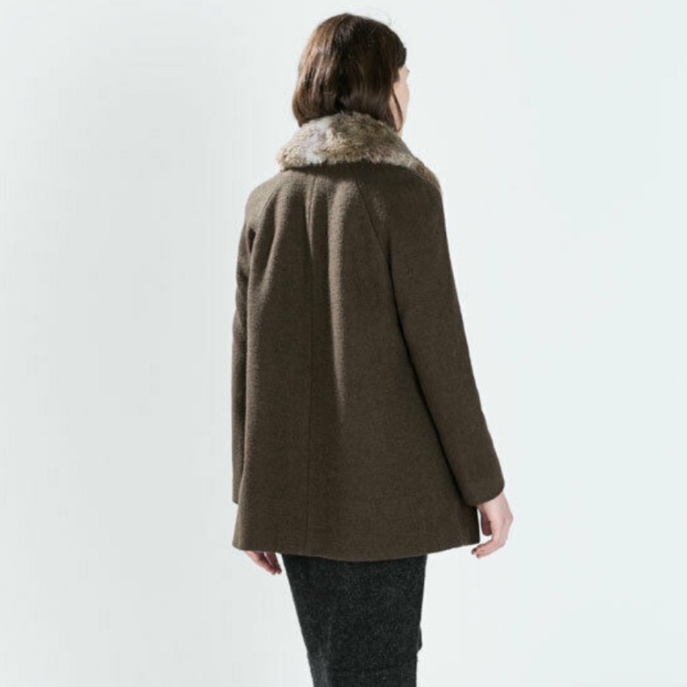 Zara Wool Coat - Picture 2 of 9